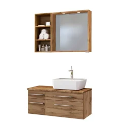 Wohnen Badezimmer Komplett*Bad Waschtischmöbel komplett - Userina (dreiteilig)