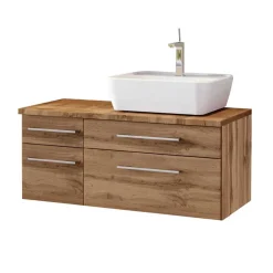 Wohnen Badezimmer Komplett*Bad Waschtischmöbel komplett - Userina (dreiteilig)