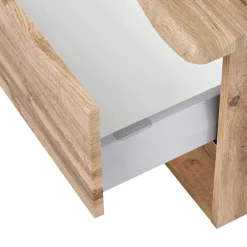 Wohnen Badezimmer Komplett*Badausstattung in Holzoptik Wildeiche - Tofias (vierteilig)