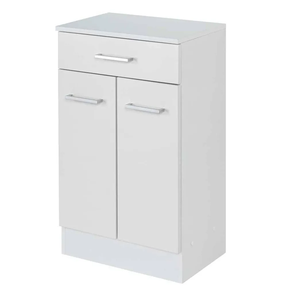 Wohnen Badausstattung Möbel Set in Weiß - Skiranov (vierteilig)