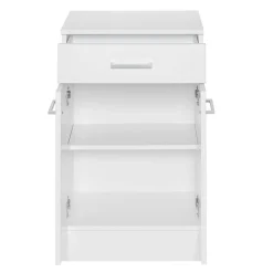 Wohnen Badausstattung Möbel Set in Weiß - Skiranov (vierteilig)