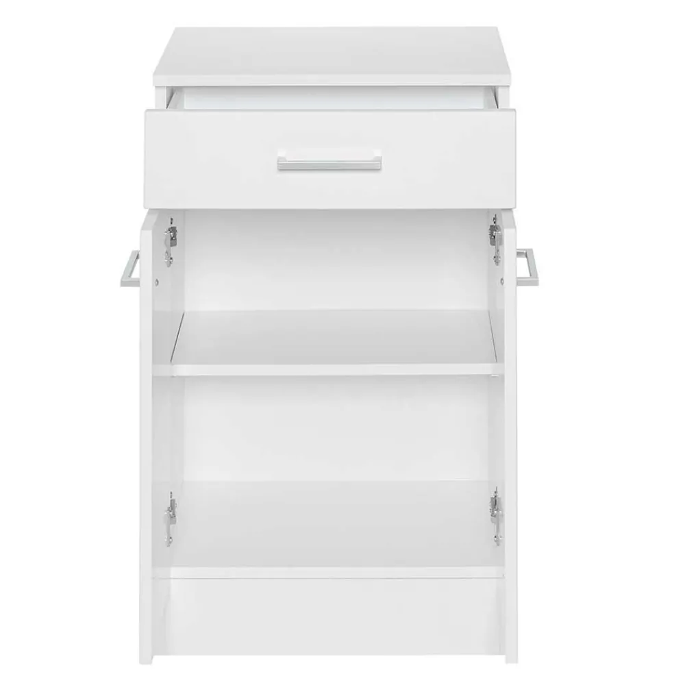 Wohnen Badausstattung Möbel Set in Weiß - Skiranov (vierteilig)