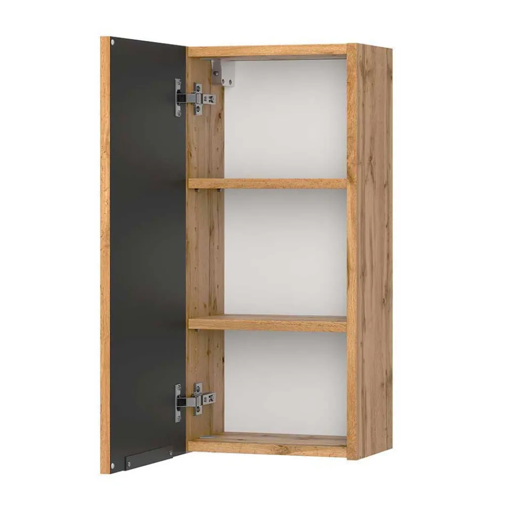 Wohnen Badezimmer Komplett*Badausstattung Möbel-Kombi modern - Crystoga (vierteilig)