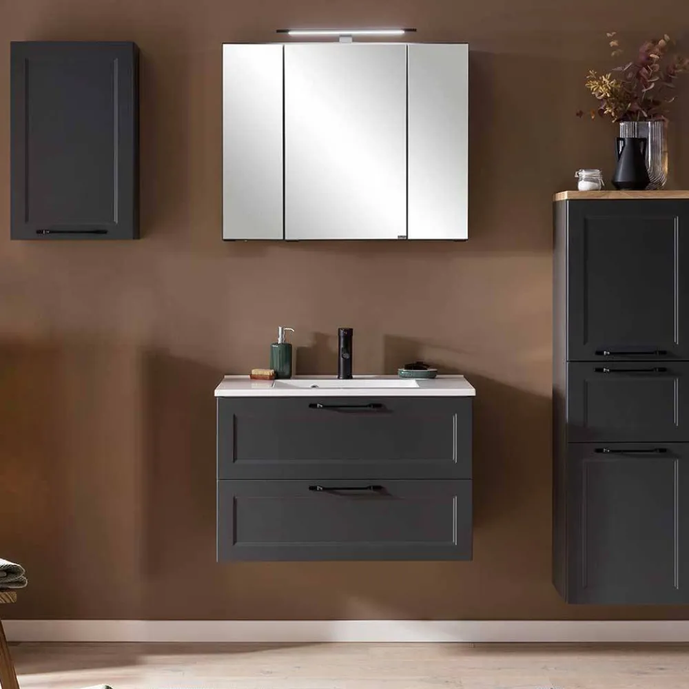 Wohnen Badausstattung Möbelset modern - Novelya (vierteilig)