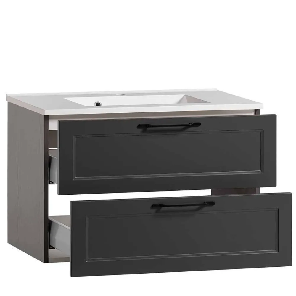 Wohnen Badausstattung Möbelset modern - Novelya (vierteilig)