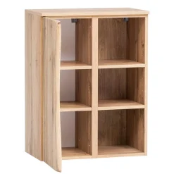 Wohnen Badezimmer Komplett*Badausstattung mit Baumkante Dekor - Tofias (vierteilig)