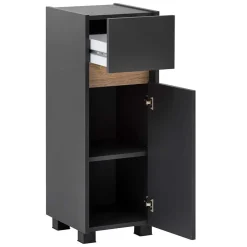 Wohnen Glasmöbel|Skandinavische Möbel*Badblock Möbel 119 cm breit - Marcius (vierteilig)