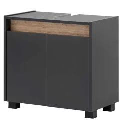 Wohnen Glasmöbel|Skandinavische Möbel*Badblock Möbel 119 cm breit - Marcius (vierteilig)