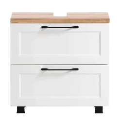 Wohnen Badezimmer Komplett*Badblock Möbel Kombi - Gyatso (vierteilig)