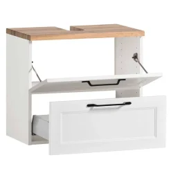 Wohnen Badezimmer Komplett*Badblock Möbel Kombi - Gyatso (vierteilig)