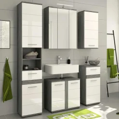 Wohnen Badblock Möbel Kombination Set - Chapan (fünfteilig)