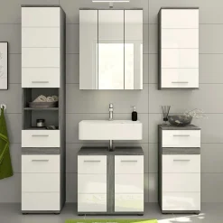 Wohnen Badblock Möbel Kombination Set - Chapan (fünfteilig)