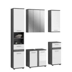 Wohnen Badblock Möbel Kombination Set - Chapan (fünfteilig)