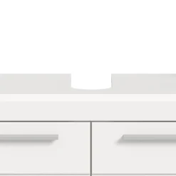 Wohnen Badezimmer Komplett*Badblock Möbelset in Weiß - Henriette (fünfteilig)