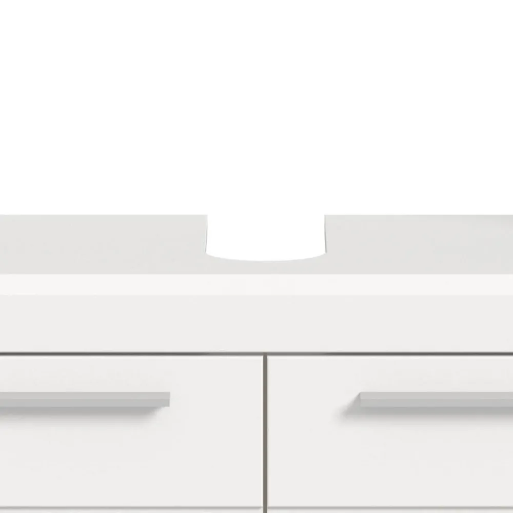 Wohnen Badezimmer Komplett*Badblock Möbelset in Weiß - Henriette (fünfteilig)