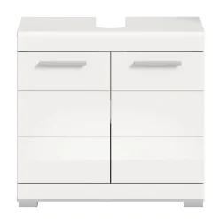 Wohnen Badezimmer Komplett*Badblock Möbelset in Weiß - Henriette (fünfteilig)