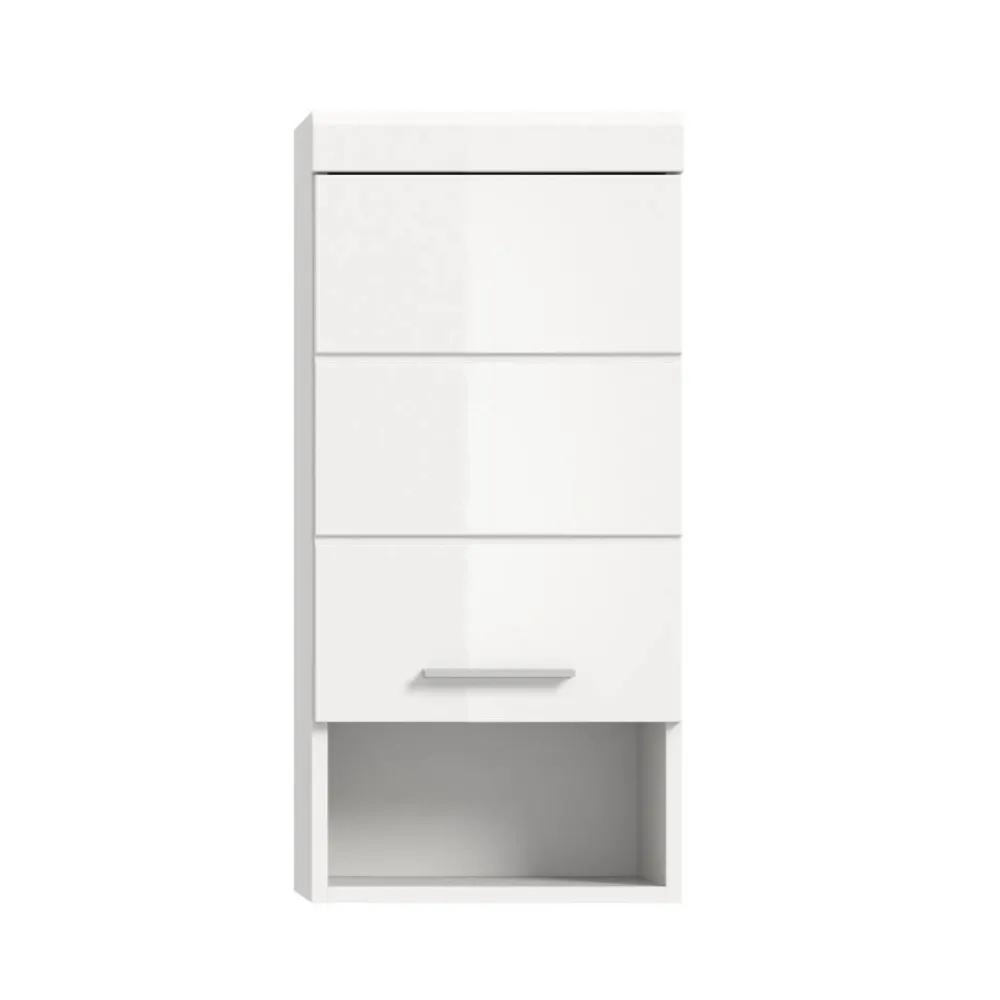 Wohnen Badezimmer Komplett*Badblock Möbelset in Weiß - Henriette (fünfteilig)