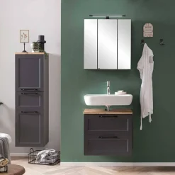 Wohnen Badezimmer Komplett*Badeinrichtung - modernes Landhaus - Novelya (dreiteilig)