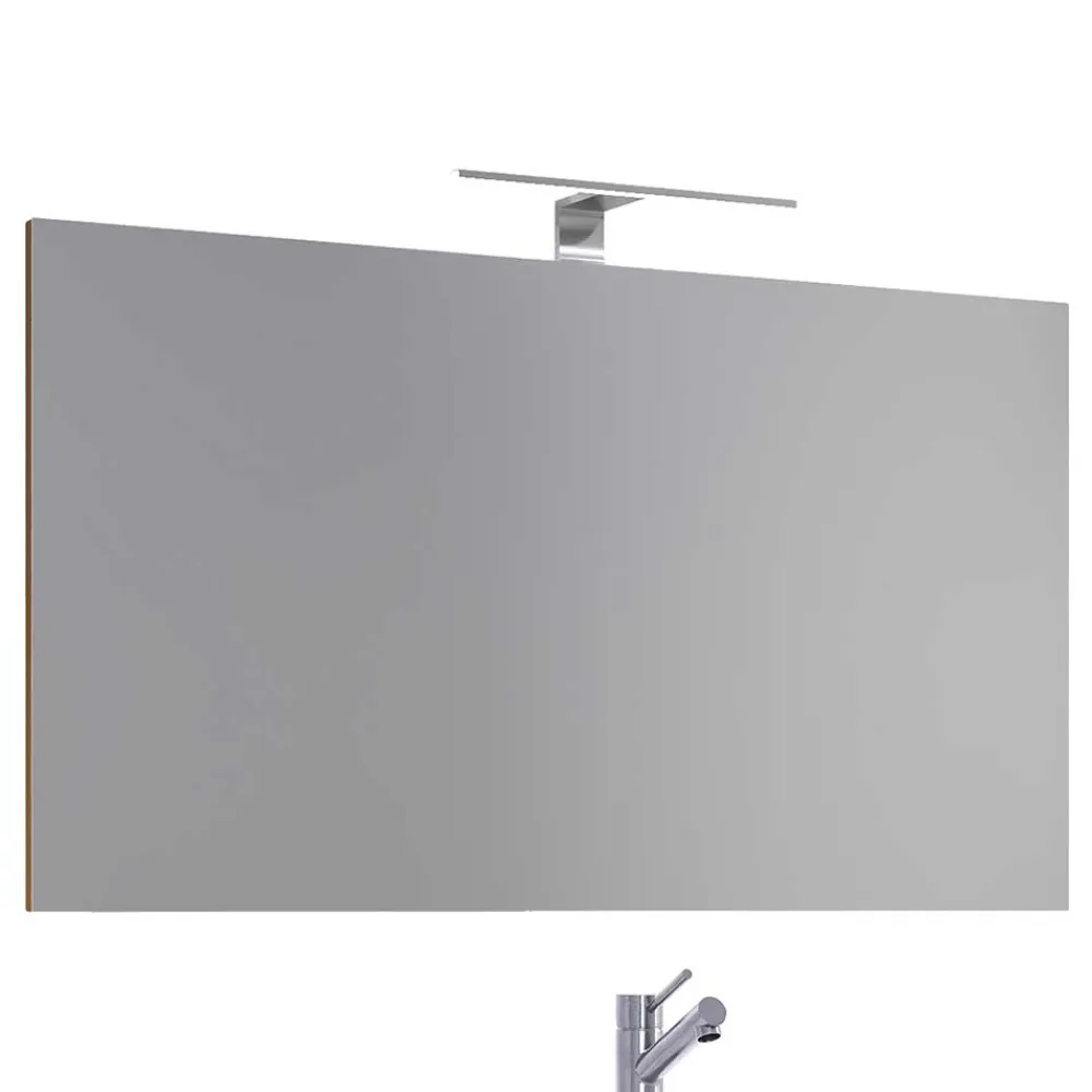 Wohnen Badezimmer Komplett*Badeinrichtung im Holzlook Set - Yulmatro (vierteilig)