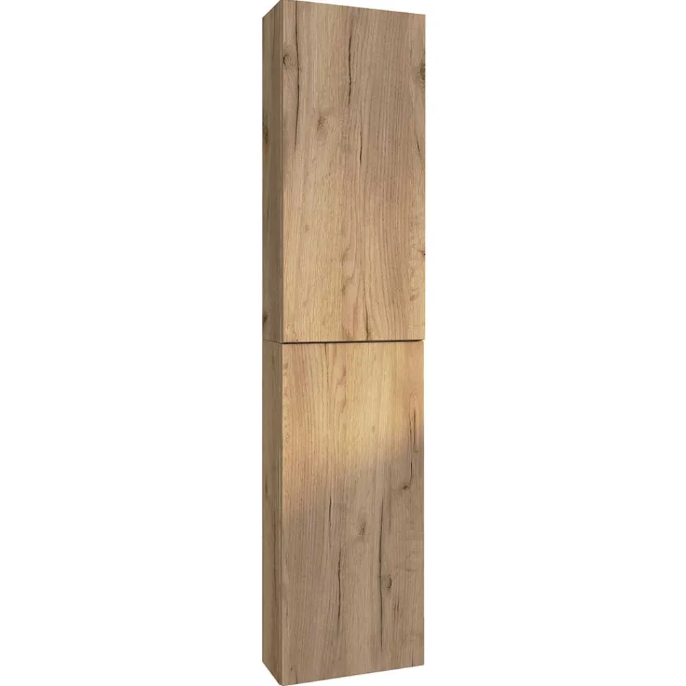 Wohnen Badezimmer Komplett*Badeinrichtung im Holzlook Set - Yulmatro (vierteilig)