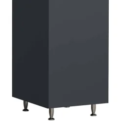 Wohnen Badeinrichtung in Anthrazit Set - Idamoro (vierteilig)