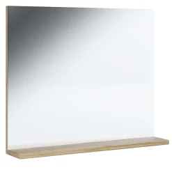 Wohnen Badeinrichtung in Weiß & Wildeiche Honig - Luzern (vierteilig)