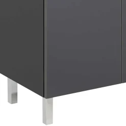 Wohnen Badeinrichtung Möbel in Anthrazit - Colistran (vierteilig)