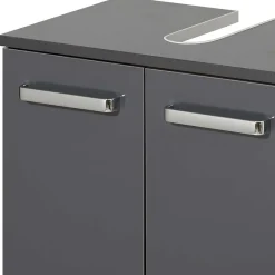 Wohnen Badeinrichtung Möbel in Anthrazit - Colistran (vierteilig)