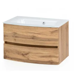 Wohnen Badeinrichtung Möbel in Holzoptik - Neuzera (vierteilig)