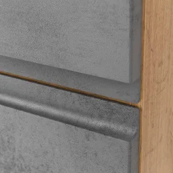 Wohnen Badeinrichtung Set in Beton Optik - Mia (vierteilig)