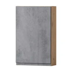 Wohnen Badeinrichtung Set in Beton Optik - Mia (vierteilig)