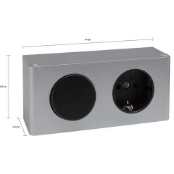 Wohnen Badeinrichtung zweifarbig modern - Calbanyara (dreiteilig)