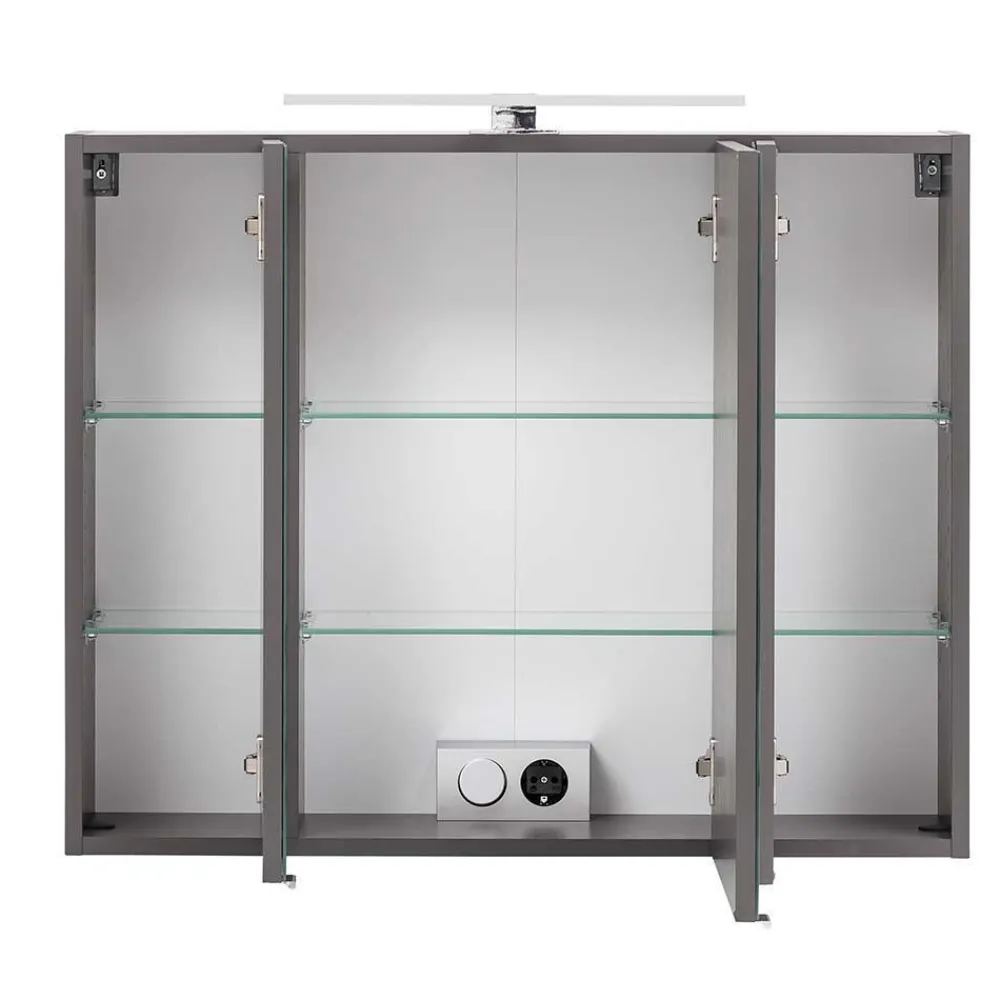 Wohnen Badezimmer Komplett*Badeszimmer Möbelserie als Set - Vandija (fünfteilig)