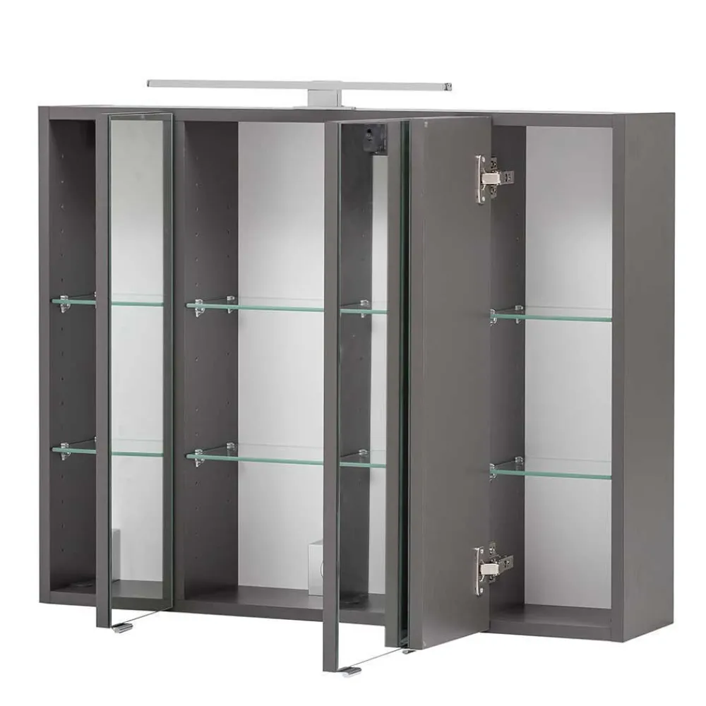 Wohnen Badezimmer Komplett*Badeszimmer Möbelserie als Set - Vandija (fünfteilig)