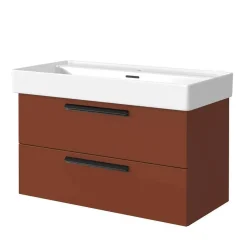 Wohnen Badezimmer Komplett*Badezimmer Einrichtung Möbelset - Exeler (fünfteilig)