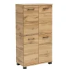 Wohnen Badezimmer Highboard in Wildeiche Touchwood NB - Jessmi