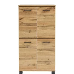 Wohnen Badezimmer Highboard in Wildeiche Touchwood NB - Jessmi