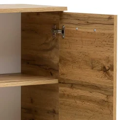 Wohnen Badezimmer Highboard in Wildeiche Touchwood NB - Jessmi