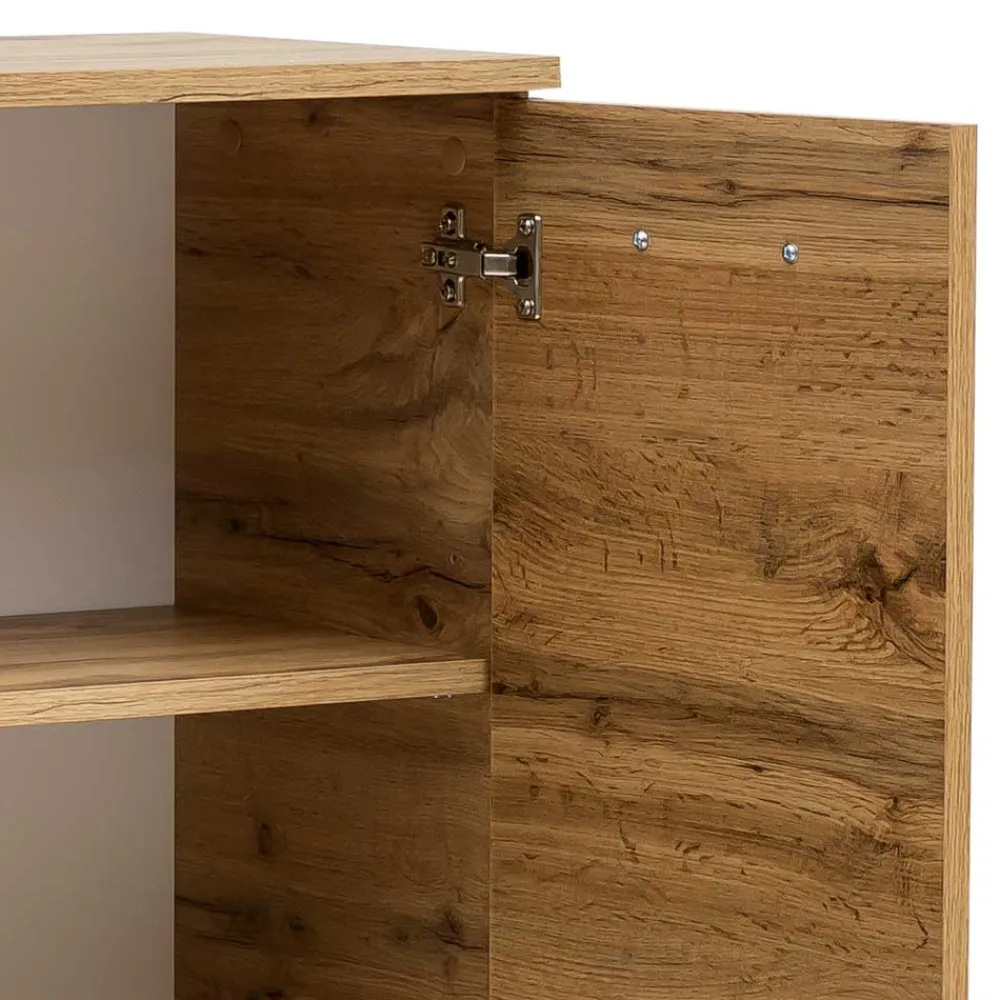 Wohnen Badezimmer Highboard in Wildeiche Touchwood NB - Jessmi