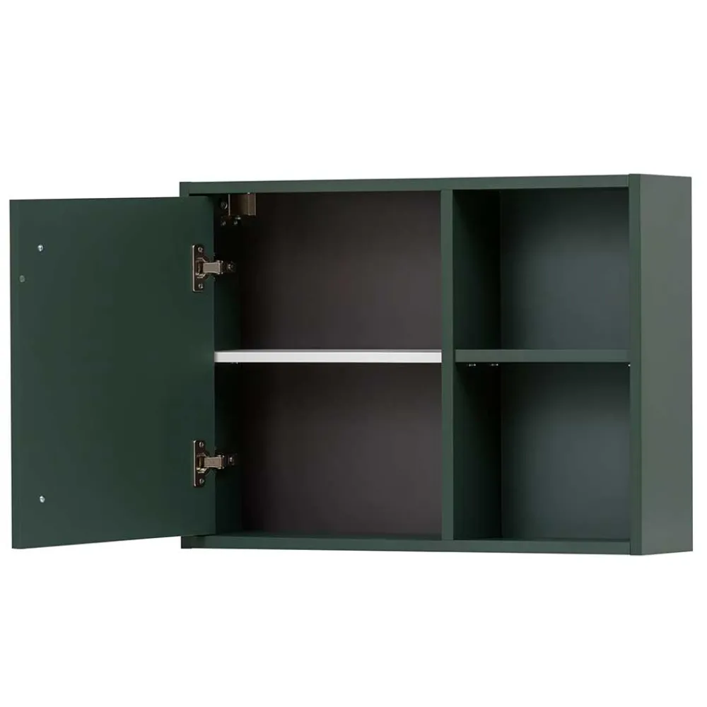 Wohnen Badschränke*Badezimmer Hängeschrank in Dunkelgrün & Gold - Aqua