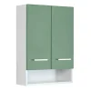 Wohnen Badschränke*Badezimmer Hängeschrank mit Front Grün - Loenixa
