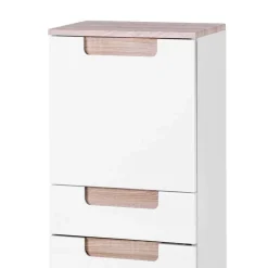 Wohnen Badezimmer Hängeschrank Tymos in Weiß Hochglanz