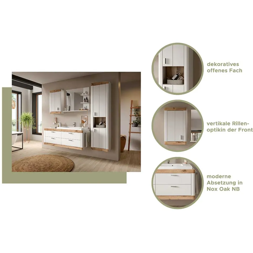 Wohnen Badschränke*Badezimmer Hängeschrank 45x76x20 cm - Hihat