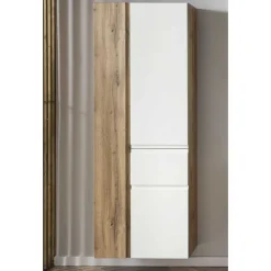 Wohnen Badezimmer Hochschrank breit mit drei Türen - Eight