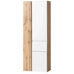 Wohnen Badezimmer Hochschrank breit mit drei Türen - Eight