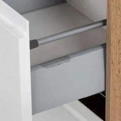 Wohnen Badezimmer Hochschrank breit mit drei Türen - Eight