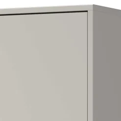 Wohnen Badezimmer Hochschrank in Grau - Ancela