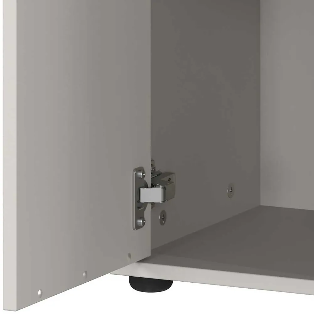 Wohnen Badezimmer Hochschrank in Grau - Ancela