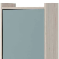 Wohnen Badezimmer Hochschrank in Hellblau - Capreran