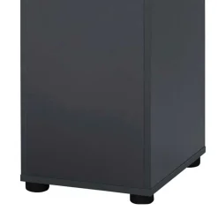 Wohnen Schränke*Badezimmer Hochschrank in Anthrazit mit Wildeiche - Rigori